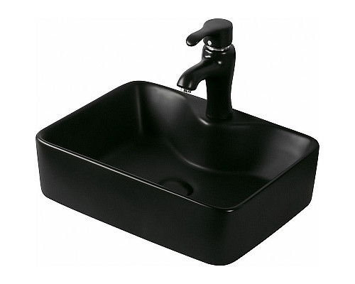 Приобрести Раковина SantiLine 48 SL-1011MB Черная матовая в магазине сантехники Santeh-Crystal.ru