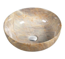 Раковина-чаша SantiLine 41 SL-7026 Коричневый мрамор