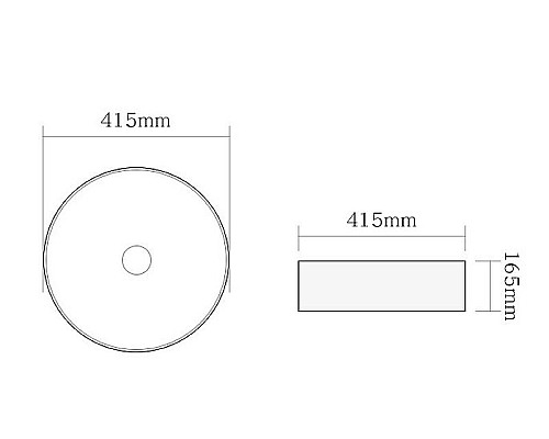 Приобрести Раковина-чаша SantiLine 41 SL-1057MB Черная матовая в магазине сантехники Santeh-Crystal.ru