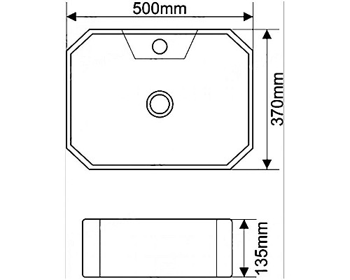 Купить Раковина SantiLine 50 SL-1083 Белая в магазине сантехники Santeh-Crystal.ru