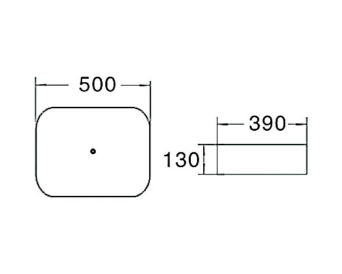 Заказать Раковина SantiLine 50 SL-1051MW Белая матовая в магазине сантехники Santeh-Crystal.ru