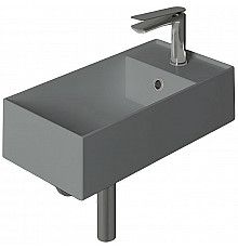 Раковина Simas Agile 50 R AG50 cemento mattx1 Серая матовая