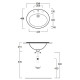 Заказать Раковина Simas Top E Lavabi D Arredo 54 S52bix1 Белая в магазине сантехники Santeh-Crystal.ru