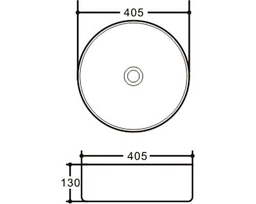 Купить Раковина-чаша Vincea 40 VBS-316 Белая в магазине сантехники Santeh-Crystal.ru