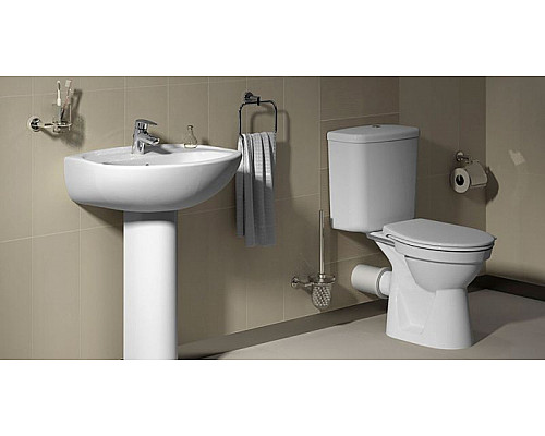 Приобрести Раковина Vitra Normus 55 9600B003-7650 Белая в магазине сантехники Santeh-Crystal.ru