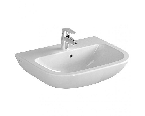 Купить Раковина Vitra S20 55 5502B003-0001 Белая в магазине сантехники Santeh-Crystal.ru