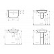 Заказать Раковина Vitra S20 60 5503B003-0001 Белая в магазине сантехники Santeh-Crystal.ru