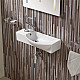Купить Раковина WeltWasser Aisbach 7945 GL-WT L 45 10000008690 Белая глянцевая в магазине сантехники Santeh-Crystal.ru