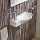 Купить Раковина WeltWasser Aisbach 7945 GL-WT L 45 10000008690 Белая глянцевая в магазине сантехники Santeh-Crystal.ru