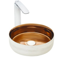 Раковина-чаша WeltWasser Elbach 3134 LSWG 35 10000004540 Белая Золотистая