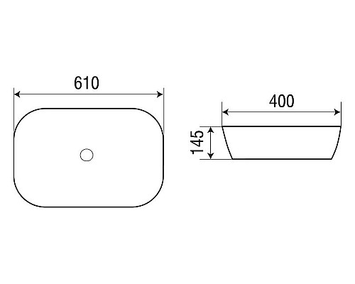 Купить Раковина-чаша WeltWasser Elbach M21433 MB 61 10000004529 Черная матовая в магазине сантехники Santeh-Crystal.ru