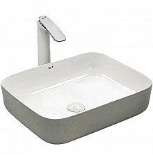 Раковина-чаша WeltWasser Elbach M2195 DGW 50 10000004532 Серая матовая Белая