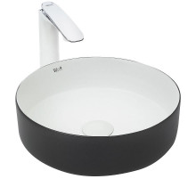 Раковина-чаша WeltWasser Elbach M3134 BW 35 10000004522 Черная Белая