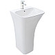 Купить Раковина WeltWasser Leerbach 4543 GL-WT 45 10000005492 Белый глянец в магазине сантехники Santeh-Crystal.ru