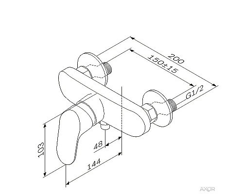 Santeh-Crystal.ru: Смеситель для душа AM.PM Like F8020016 Хром Купить Смеситель для душа AM.PM Like F8020016 Хром в магазине сантехники Santeh-Crystal.ru