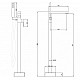 Заказать Смеситель для ванны Abber Daheim AF8215B Черный матовый в магазине сантехники Santeh-Crystal.ru