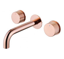 Смеситель для раковины Abber Wasser Kreis AF81122RG Розовое золото