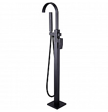 Смеситель для ванны Abber Wasserfall AF8615B Черный матовый