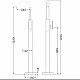 Смеситель для раковины Abber Wasserfall AF8640 Хром