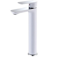 Смеситель для раковины Abber Weiss Insel AF8011W Белый-хром