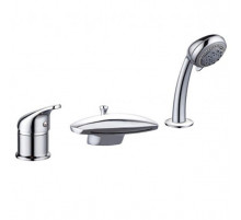 Смеситель на борт ванны Aquanet Practic AF111-63B Хром