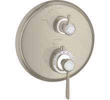 Смеситель для душа Axor Montreux 16801820 с термостатом Шлифованный никель