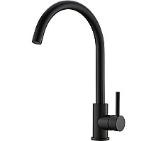 Смеситель для кухни BelBagno BB-LAM03-2-IN-NERO Черный матовый