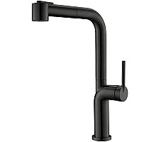 Смеситель для кухни BelBagno BB-LAM60-NERO Черный матовый