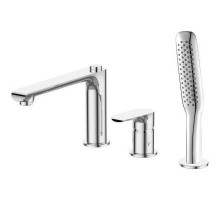 Смеситель на борт ванны BelBagno Ancona ANCONA-BVD3-CRM Хром