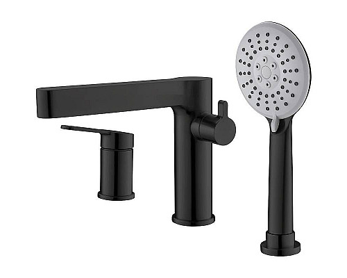 Santeh-Crystal.ru: Смеситель на борт ванны BelBagno Delta DEL-BVD3-NERO Черный матовый Купить Смеситель на борт ванны BelBagno Delta DEL-BVD3-NERO Черный матовый в магазине сантехники Santeh-Crystal.ru