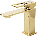 Смеситель для раковины BelBagno Luce LUC-LVM-ORO Золото