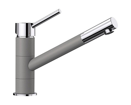 Купить Смеситель для кухни Blanco Kano 525029 Алюметаллик Хром в магазине сантехники Santeh-Crystal.ru