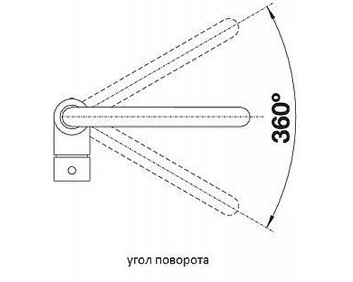 Приобрести Смеситель для кухни Blanco Mili 526236 Черный в магазине сантехники Santeh-Crystal.ru
