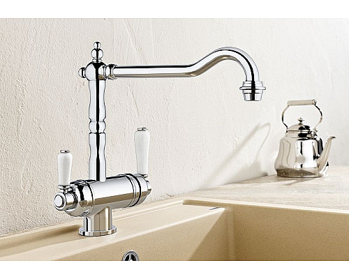 Приобрести Смеситель для кухни Blanco Sora 524217 Хром в магазине сантехники Santeh-Crystal.ru