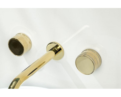 Смеситель для раковины Boheme Prestige 152-2-G-PR Золото