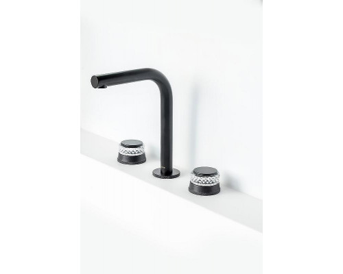 Смеситель для раковины Boheme Aura 152-B-A Черный матовый