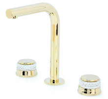 Смеситель для раковины Boheme Aura 152-G-A Золото
