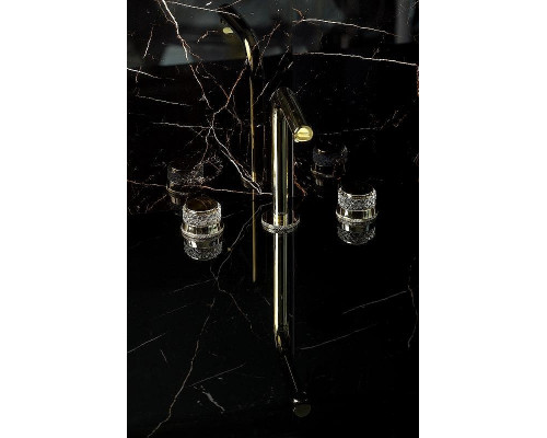 Смеситель для раковины Boheme Aura 152-G-A Золото