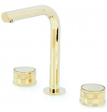 Смеситель для раковины Boheme Prestige 152-G-PR Золото