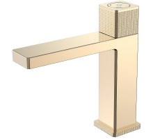 Смеситель для раковины Boheme Quad 159-G Золото
