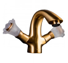 Смеситель для раковины Boheme Camelia 311 Бронза