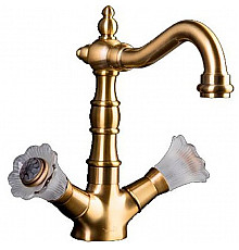 Смеситель для раковины Boheme Camelia 312 Бронза