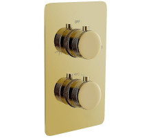 Смеситель для душа Boheme Cell 134-2-G с термостатом Золото