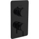 Смеситель для душа Boheme Cell 135-2-B Черный матовый