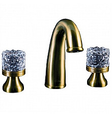 Смеситель для раковины Boheme Crystal 317-CRST Бронза