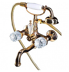 Смеситель для ванны Boheme Crystal 293-CRST Золото