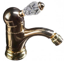 Смеситель для биде Boheme Crystal 286-CRST Золото