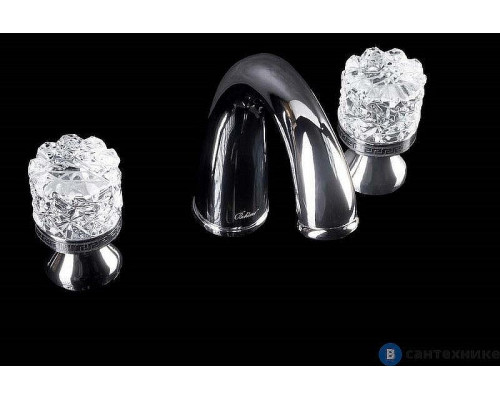 Смеситель для раковины Boheme Crystal 277-CRST/2 Хром