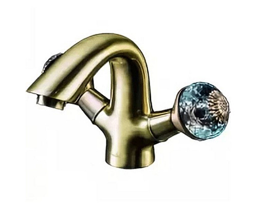 Приобрести Смеситель для раковины Boheme Flora 311-FL Бронза в магазине сантехники Santeh-Crystal.ru