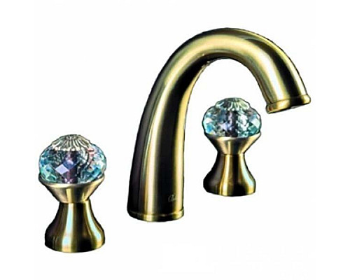 Заказать Смеситель для раковины Boheme Flora 317-FL Бронза в магазине сантехники Santeh-Crystal.ru